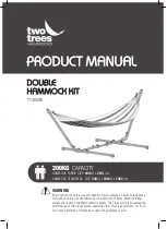 TWO TREES DOUBLE HAMMOCK KIT Product Manual preview