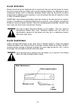 Preview for 40 page of Twose MAXICUT 280 Operator'S Manual