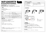 Предварительный просмотр 2 страницы tws WP1060RTR Instruction Manual