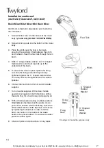 Предварительный просмотр 14 страницы Twyford X62 Series Instruction Booklet