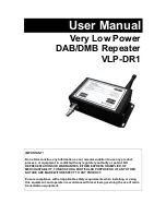 Предварительный просмотр 1 страницы TX Digicast VLP-DR1 User Manual