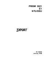 Preview for 1 page of TxPORT Transport PRISM 3021 Manual