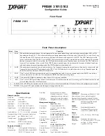 Предварительный просмотр 1 страницы TxPORT Transport PRISM 3102 Configuration Manual