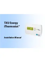 TXU Energy iThermostat Installation Manual preview