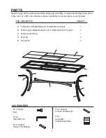 Preview for 2 page of Ty Pennington Style BRYANT 7PCS DINING SET Owner'S Manual