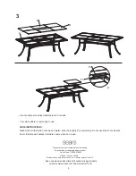 Preview for 4 page of Ty Pennington Style BRYANT 7PCS DINING SET Owner'S Manual