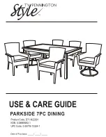 Preview for 1 page of Ty Pennington 0-08969492-1 Use & Care Manual