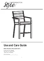 Preview for 1 page of Ty Pennington SC-K-500Y/2 Use And Care Manual