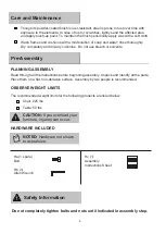 Предварительный просмотр 4 страницы Ty Pennington Style BROOKLINE D71 M20289 Use And Care Manual