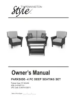 Ty Pennington Style D71 M3459 Owner'S Manual preview