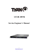 Preview for 1 page of TYAN B5556G24EV4HR-2T Service Engineer'S Manual