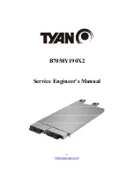 TYAN B7058Y190X2 Service Engineer'S Manual preview