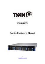 TYAN B8251T83E8HR-2T-N Service Engineer'S Manual preview