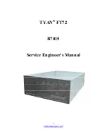 TYAN FT72 B7015 Service Engineer'S Manual preview