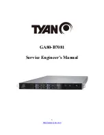 TYAN GA80-B7081 Service Engineer'S Manual preview