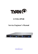 Preview for 1 page of TYAN GT20A-B7040 Service Engineer'S Manual