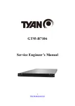 TYAN GT93-B7106 Service Engineer'S Manual preview