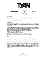 TYAN S2877 User Manual предпросмотр