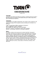 TYAN S5535 Quick Reference Manual preview