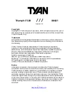 TYAN S6621 User Manual предпросмотр