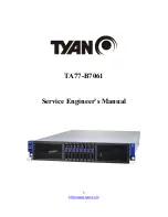 TYAN TA77-B7061 Service Engineer'S Manual preview