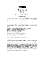 TYAN THUNDER LE S2510 User Manual предпросмотр