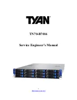 Preview for 1 page of TYAN TN70-B7016 Service Engineer'S Manual