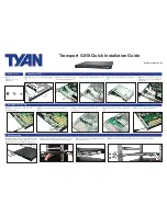 Preview for 1 page of TYAN Transport GX18 Quick Installation Manual