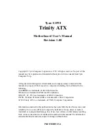 TYAN TRINITY ATX User Manual предпросмотр