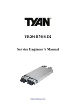 TYAN YR290 B7018-D2 Service Engineer'S Manual preview