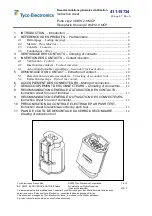 Предварительный просмотр 1 страницы Tyco Electronics 1-1718624-1 Instruction Sheet