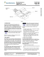 Tyco Electronics 58569-1 Instruction Sheet предпросмотр