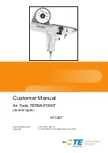 Preview for 1 page of Tyco Electronics 871087 Customer'S Manual