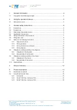 Preview for 3 page of Tyco Electronics 871087 Customer'S Manual