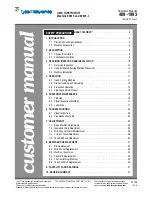 Preview for 1 page of Tyco Electronics AMP-TAPETRONIC 69875 Customer'S Manual