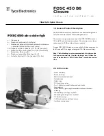 Tyco Electronics FOSC 450 B6 Installation Instructions Manual preview