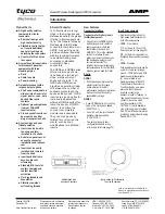 Preview for 3 page of Tyco Electronics GPRA1 Manual