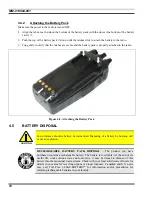 Предварительный просмотр 19 страницы Tyco Electronics p5400 series Operator'S Manual