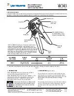 Preview for 1 page of Tyco Electronics PRO-CRIMPER III Instruction Sheet