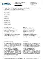 Preview for 13 page of Tyco Electronics SIMEL GEH 700/0,4 C Technical Handbook