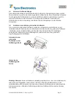 Preview for 64 page of Tyco Electronics T208M-C-PRINTER System User'S Manual