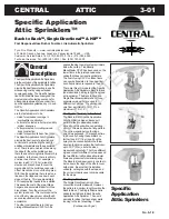 Tyco Fire Product CENTRAL Attic Instruction Manual preview