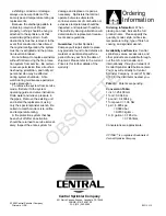 Предварительный просмотр 4 страницы Tyco Fire Product CENTRAL ELO LH Instruction Manual