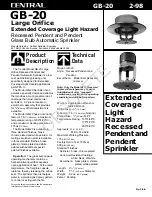 Preview for 1 page of Tyco Fire Product CENTRAL GB-20 Instruction Manual