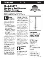 Tyco Fire Product CENTRAL S170 Instruction Manual preview