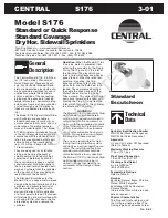 Tyco Fire Product CENTRAL S176 Instruction Manual preview