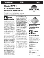 Tyco Fire Product CENTRAL TFP1 Instruction Manual preview