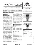 Tyco Fire Product CENTRAL TY-B Series Instruction Manual preview