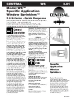 Tyco Fire Product CENTRAL WS Instruction Manual preview