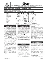 Tyco Fire Product Gem STAINLESS STEEL QUARTZOID Instruction Manual preview